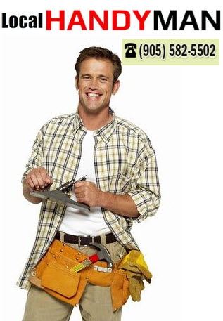 handyman wearing tradesman tool belt