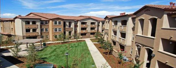 outside view of apartment units in Hamilton Canada