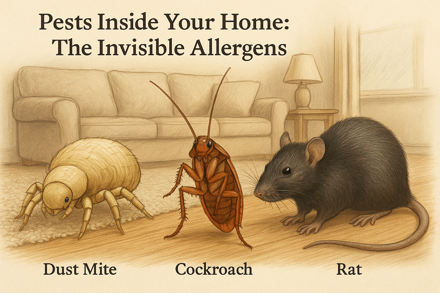 Pests Inside Your Home The Invisible Allergens