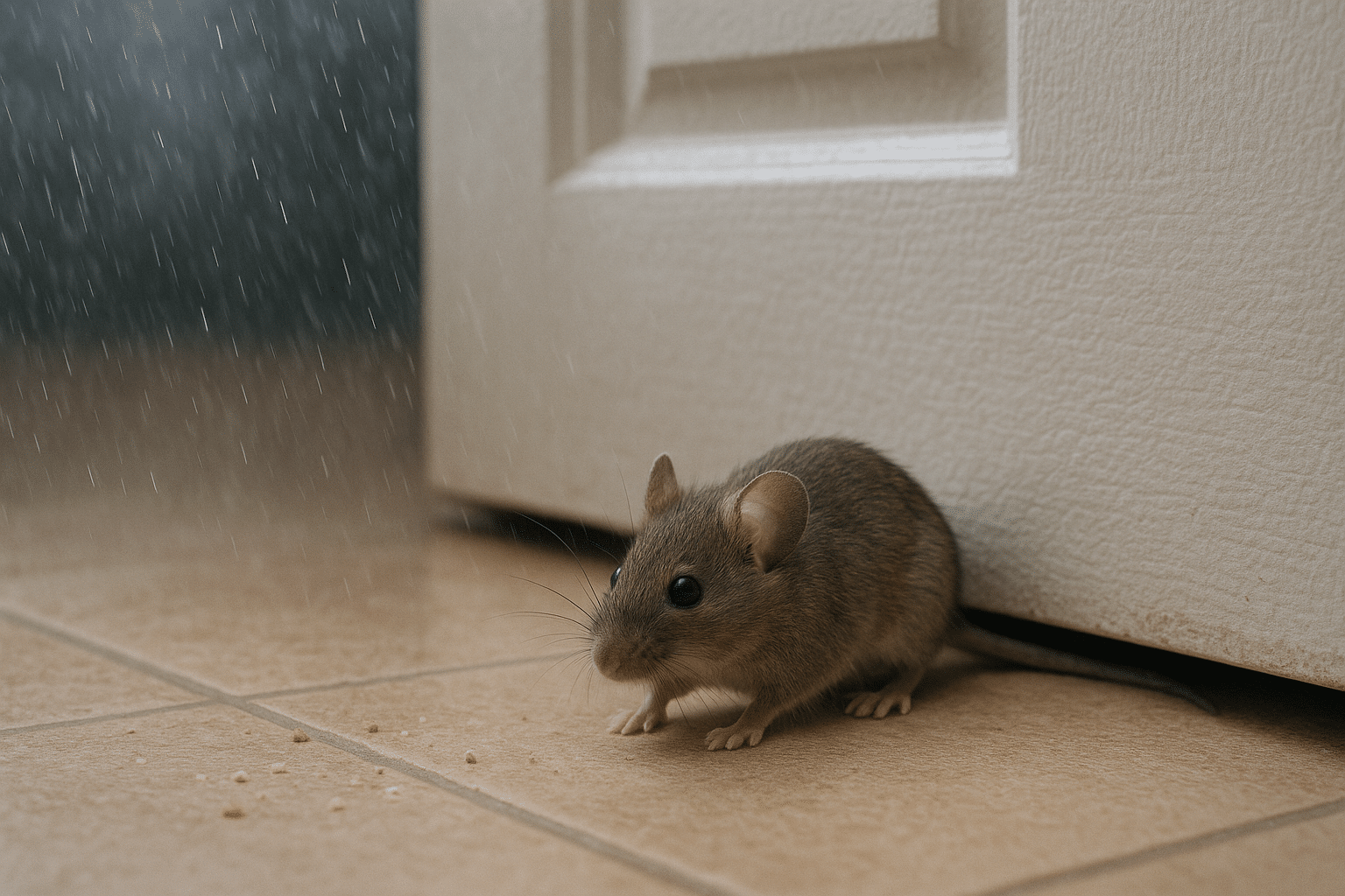 As the temperatures get lower, mice go looking for warmth