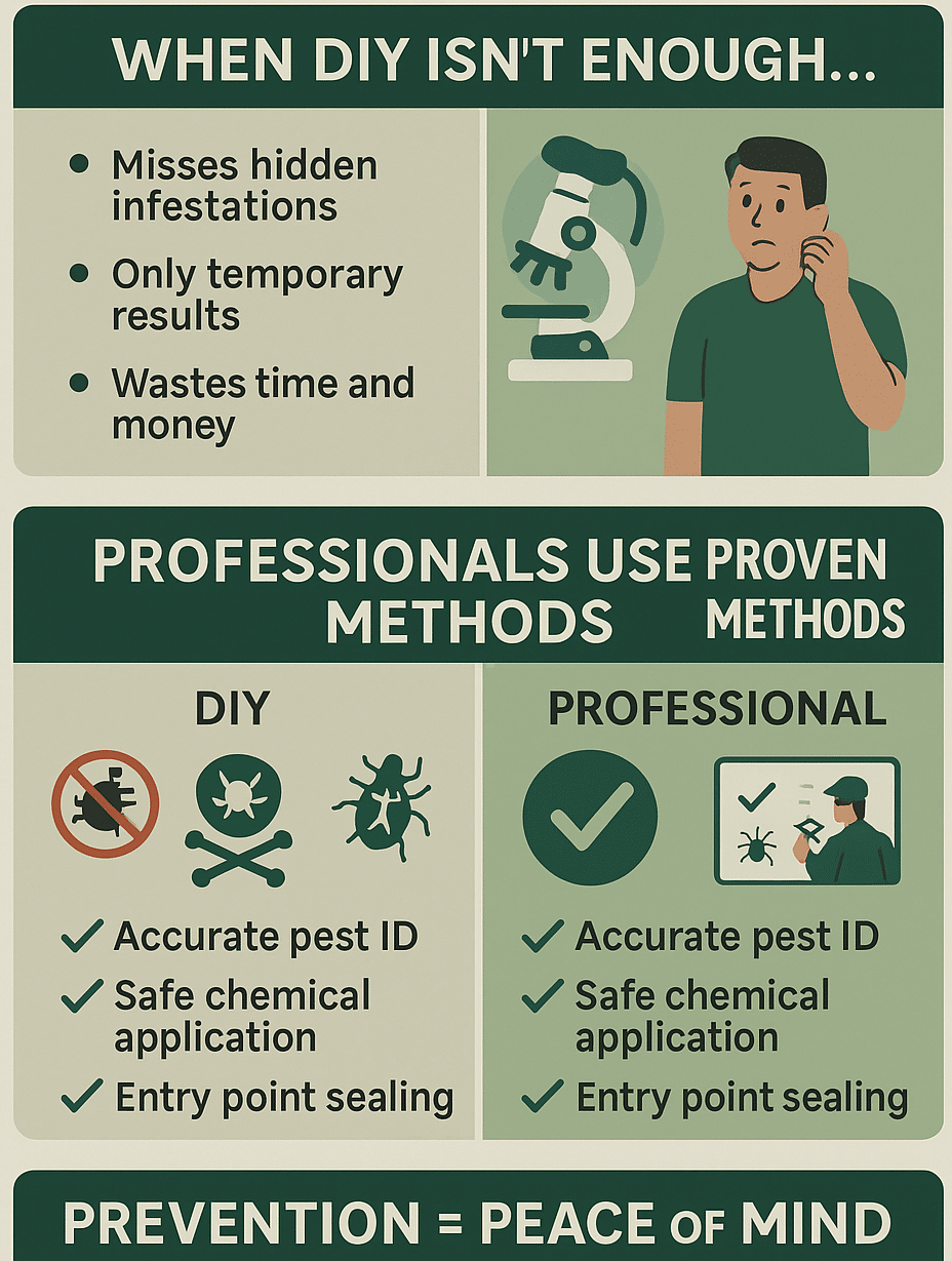 Professional Pest Control vs. DIY What Actually Works