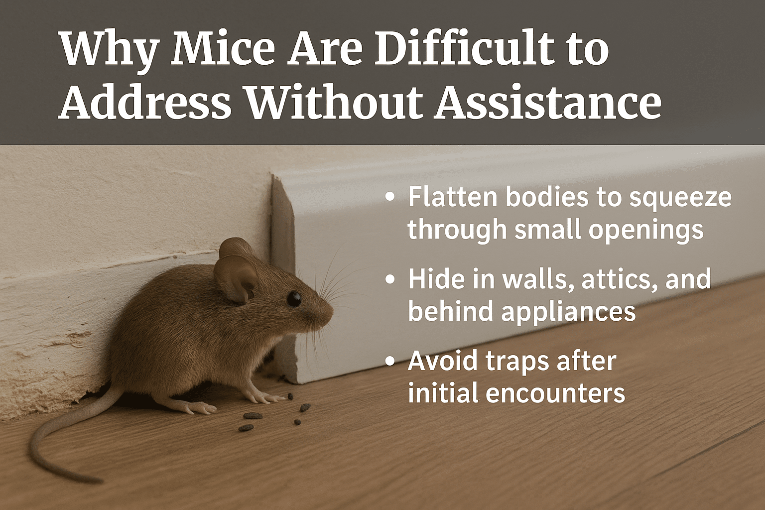 Why Mice Are Difficult to Address Without Assistance.