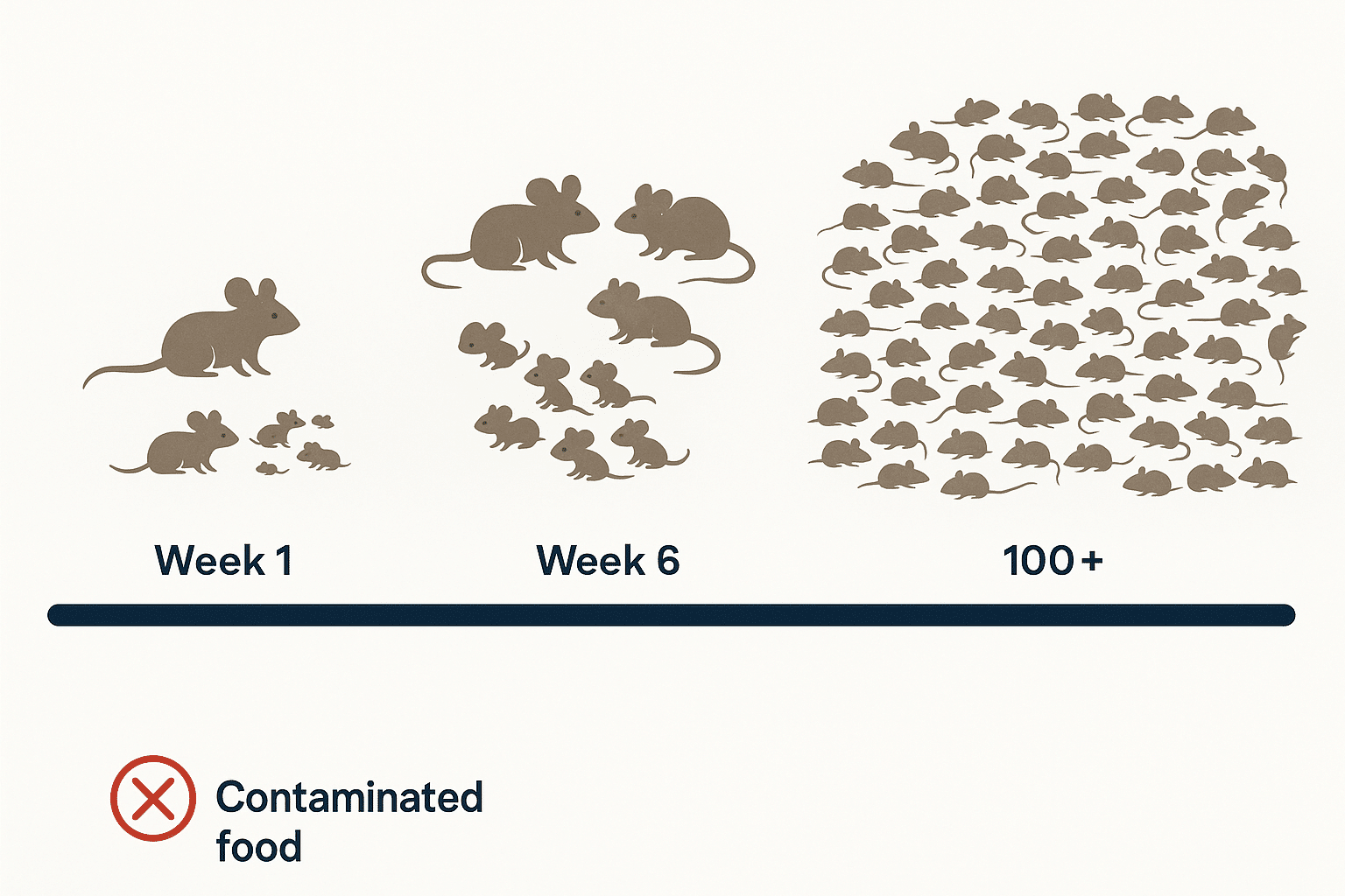 Mouse Population Growth Timeline
