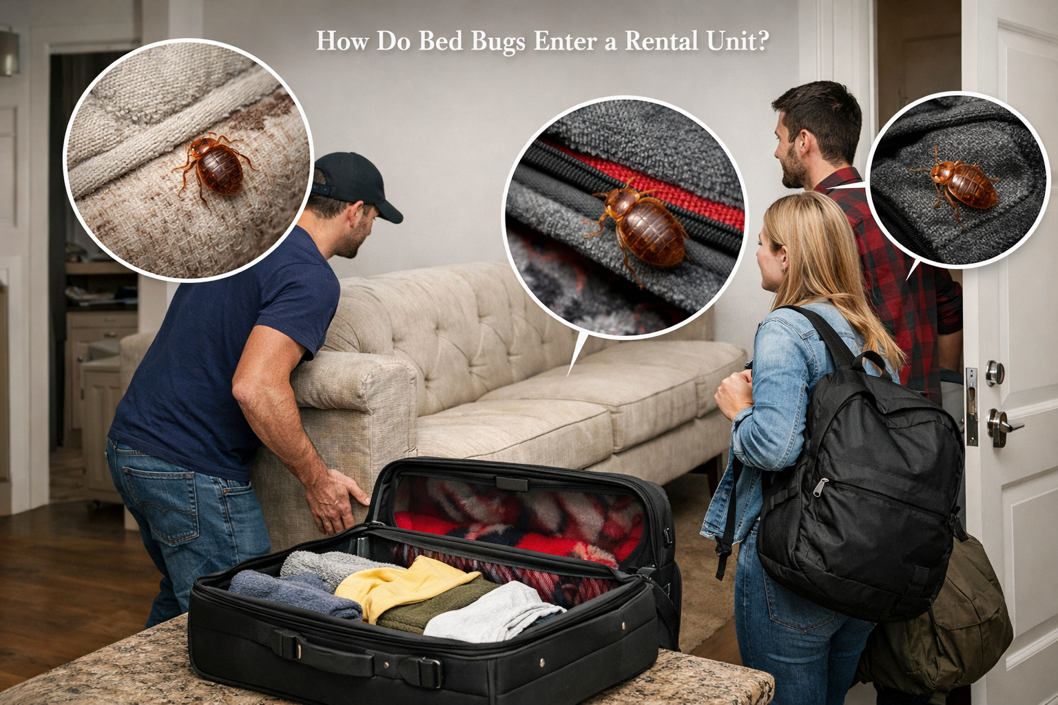 How bed bugs spread in rentals